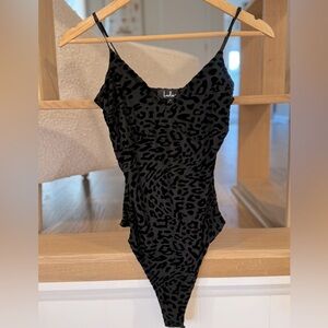 Cheetah print bodysuit